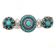 Tibetan Silver Turqouise Armband 9